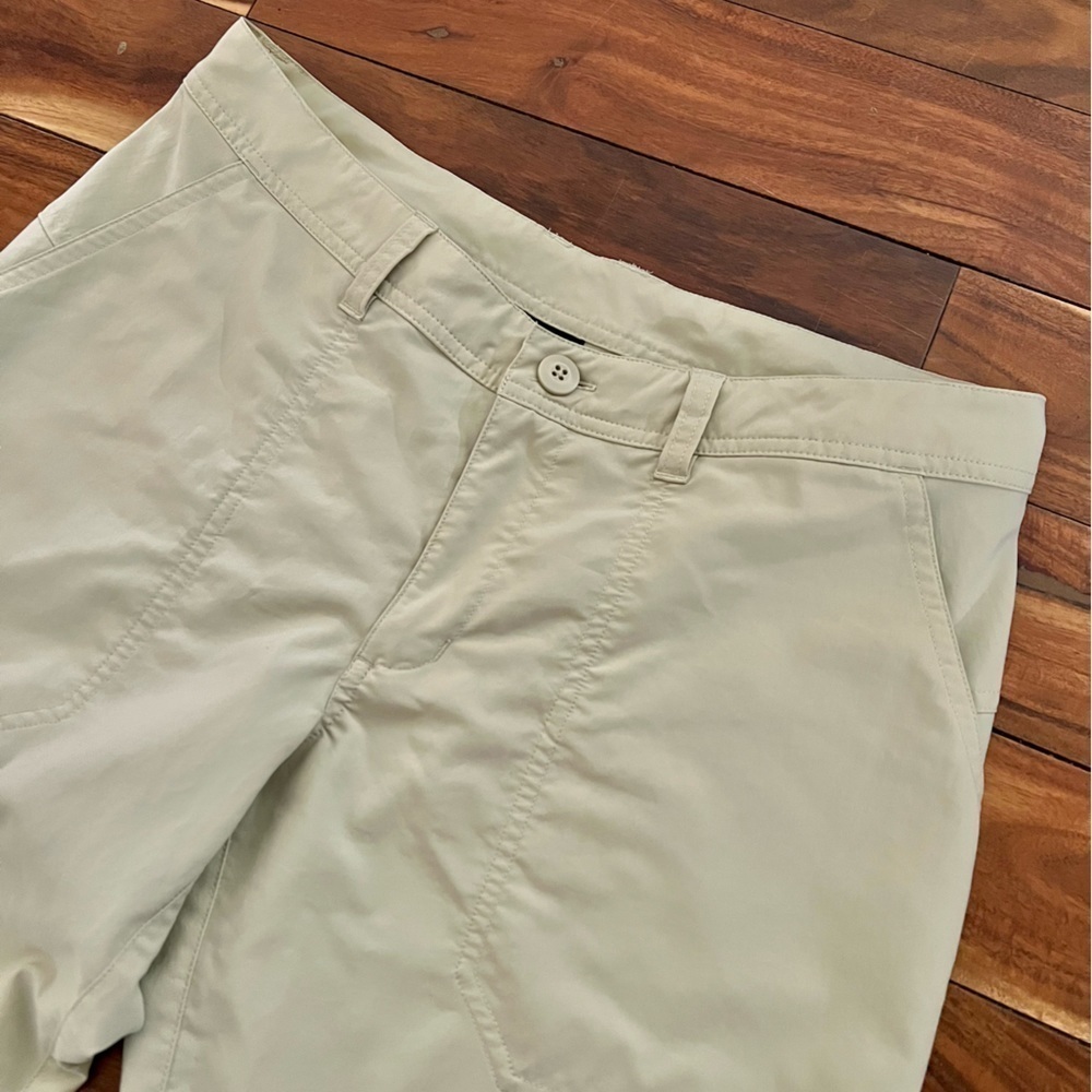 Patagonia Size 8 Quandary Pants Tan Neutral Athleisure Hiking Outdoor Fisherman - Picture 6 of 11